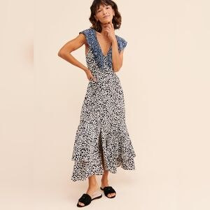 Rue Stiic Armona Hearts Midi Dress Free People sz M Free people